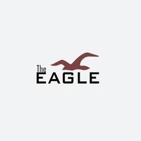ícone de águia para logotipo de monograma de iniciais de negócios vetor