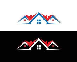 ilustração de modelo de design de logotipo de construção imobiliária vetor