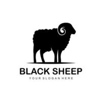 logotipo de vetor de ovelhas