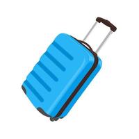 bolsa de bagagem plana ícone multicolorido vetor