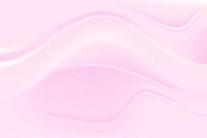 sombra de onda de textura de pano rosa suave. fundo de tecido amassado. vetor de ilustração