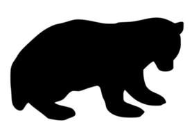 ícone de vetor de gato. símbolo de silhueta de gato. sinal de estilo linear para conceito móvel e web design. eps 10.