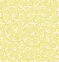 fatia de verão de um padrão sem costura amarelo-limão vetor