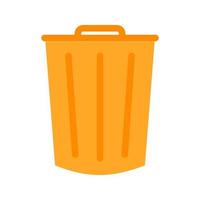 ícone multicolorido do caixote de lixo vetor