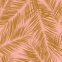 lindos galhos tropicais e folhas de design padrão. bom para impressões, embalagens, têxteis e tecidos. fundo desenhado à mão. azulejo botânico. design de padrão de superfície. vetor
