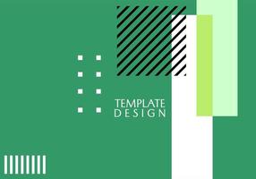 fundo geométrico abstrato verde. design dinâmico e minimalista. para negócios, banner, site vetor