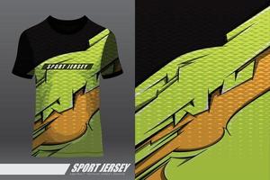 design esportivo de camiseta para corrida, jersey, ciclismo, futebol, jogos, motocross vetor
