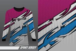 design esportivo de camiseta para corrida, jersey, ciclismo, futebol, jogos, motocross vetor