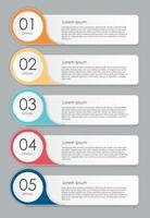 elementos de design de infográfico para sua ilustração vetorial de negócios. vetor