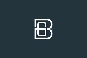 letra inicial gb logotipo ou modelo de vetor de design de logotipo bg