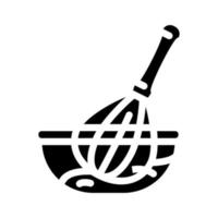 ilustração em vetor ícone de glifo de batedor batedor