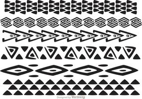 Vetores de padrões tribais havaianos Pack 1