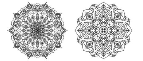 conjunto de padrão islâmico. pacote de padrão geométrico árabe, ornamento leste, ornamento indiano, motivo persa. modelo de arte de parede eid mubarak. vetor