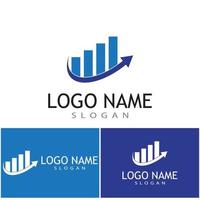 vetor de modelo de logotipo profissional de finanças de negócios