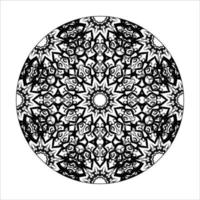 mandala desenhada à mão. decoração em ornamento de doodle oriental étnica. vetor