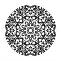 mandala desenhada à mão. decoração em ornamento de doodle oriental étnica. vetor