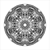 mandala desenhada à mão. decoração em ornamento de doodle oriental étnica. vetor