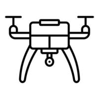 estilo de ícone de drone vetor