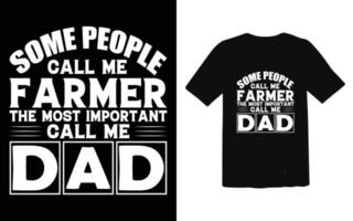 vetor de design de camiseta tipográfica do dia dos pais, design de camiseta de pai moderno