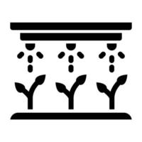 estilo de ícone de irrigação vetor