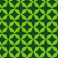 padrão de forma geométrica retrô verde vetor