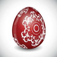 ilustração vetorial de ovo de páscoa lindo vetor