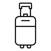 estilo de ícone de bagagem vetor
