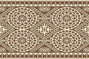 design de fundo tradicional padrão étnico oriental sem costura para tapete, papel de parede, vestuário, envoltório, batik, pano, vetor de padrão de bordado.
