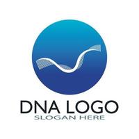 modelo de design de logotipo de vetor de DNA logotipo médico moderno símbolo de ícone de ciência de laboratório Vetor de sinal de farmacologia colorido