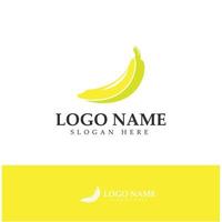 vetor de design de ícone de logotipo de frutas de banana