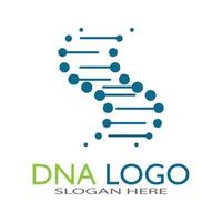 modelo de design de logotipo de vetor de DNA logotipo médico moderno símbolo de ícone de ciência de laboratório Vetor de sinal de farmacologia colorido