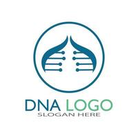 modelo de design de logotipo de vetor de DNA logotipo médico moderno símbolo de ícone de ciência de laboratório Vetor de sinal de farmacologia colorido