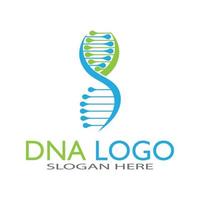 modelo de design de logotipo de vetor de DNA logotipo médico moderno símbolo de ícone de ciência de laboratório Vetor de sinal de farmacologia colorido