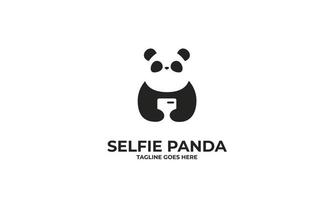design do logotipo do panda vetor