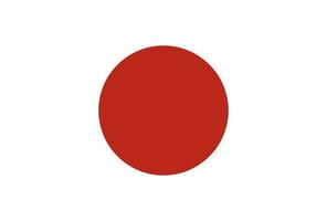 ilustração de ícone de vetor de bandeira do japão