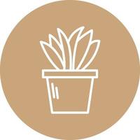 ícone de vetor de vaso de planta que pode ser facilmente modificado ou editado