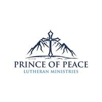 logotipo da montanha da paz em estilo de linha simples vetor