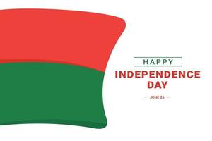 dia da independência de madagascar vetor