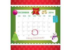 Calendário de Advento de Dezembro vetor