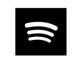 spotify ilustração em vetor de elemento de design de logotipo de ícone de mídia social