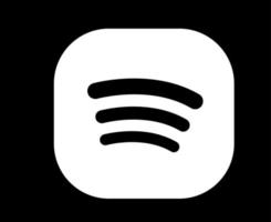 spotify ícone de mídia social símbolo abstrato ilustração vetorial vetor