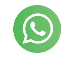 whatsapp ícone de mídia social símbolo design de logotipo ilustração vetorial vetor