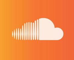 soundcloud mídia social ícone símbolo design elemento ilustração vetorial vetor