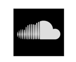 soundcloud mídia social ícone logotipo abstrato símbolo ilustração vetorial vetor