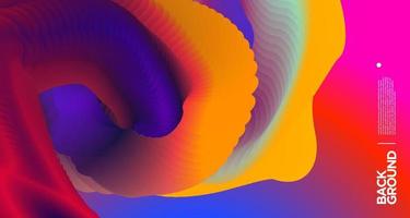 vector fundo fluido abstrato gradiente colorido para modelo de banner