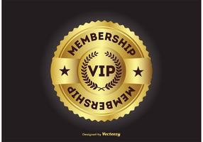 Emblema de membro VIP vetor