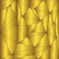 fundo dourado. textura abstrata triângulo dourado vetor