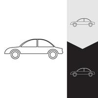 design de ícone de ilustração vetorial de carro vetor