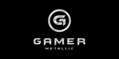 letra inicial g prata metal metálico 3d esporte seta geométrica sucesso monograma design de logotipo de vetor