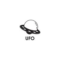 modelo de logotipo de vetor ufo